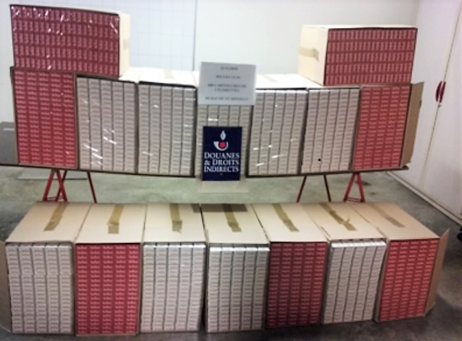 La marchandise saisie représente une valeur sur le marché légal de 66 400€ - Photo © Douane La marchandise saisie représente une valeur sur le marché légal de 66 400€ - Photo © Douane