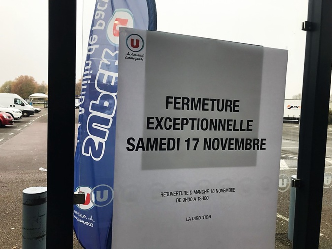 Le magasin Super U à Saint-Aquilin-de-Pacy sera fermé exceptionnellement ce samedi 17 novembre - Photo © infonormandie