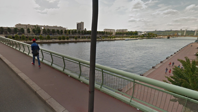 Le pont Jeanne d'Arc à Rouen