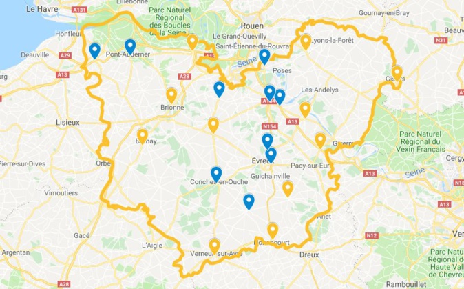 Carte © Préfecture27 Carte © Préfecture27