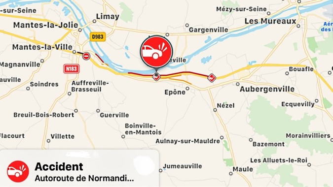 Accident mortel sur l’A13 ce matin dans les Yvelines : la circulation coupée entre Épône et Mantes 