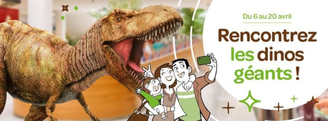 Retour au Jurassique : exposition géante de dinosaures au centre commercial Grand Evreux