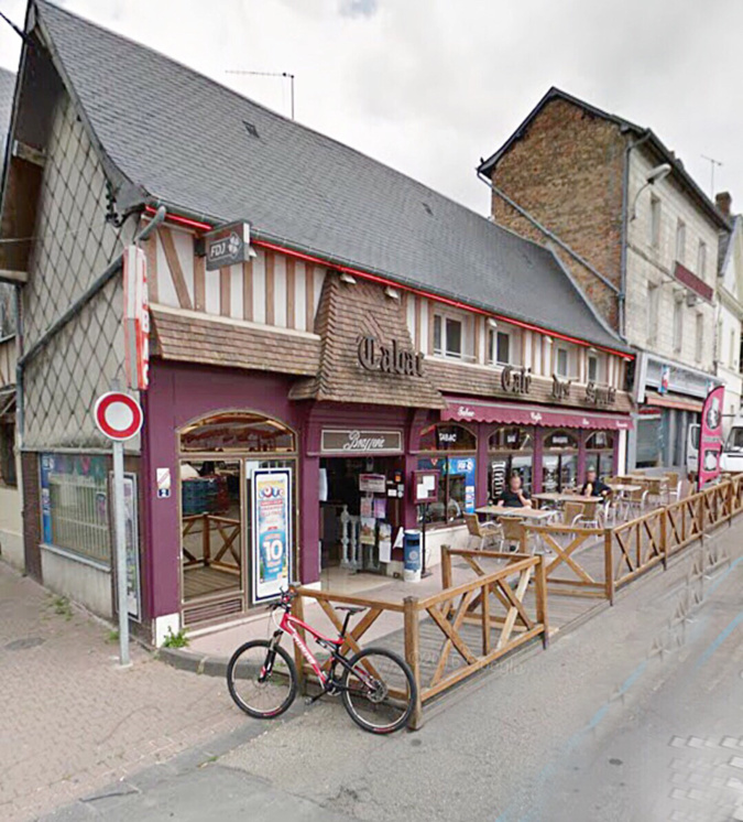 Le Café des Sports avant l’incendie - Illustration @ Google Maps Le Café des Sports avant l’incendie - Illustration @ Google Maps