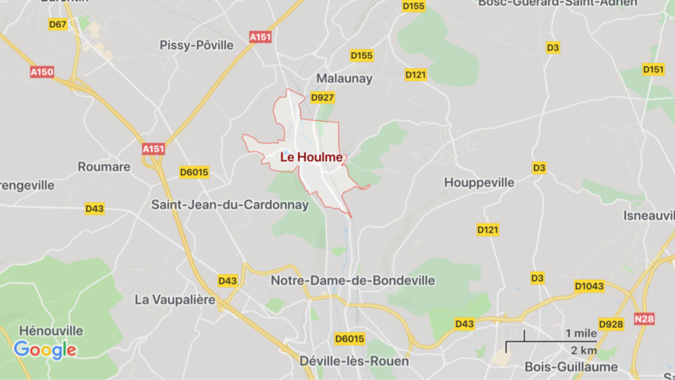 Deux véhicules se percutent au Houlme, près de Rouen : trois blessés, dont un grave