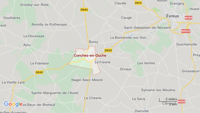 Eure : un motard hospitalisé en urgence absolue, victime d’un accident à Conches-en-Ouche 