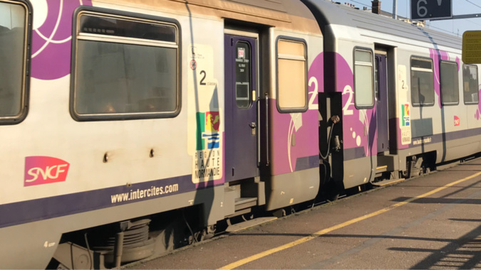 Le trafic a été interrompu sur la ligne entre Le Havre et Rouen - illustration © infonormandie Le trafic a été interrompu sur la ligne entre Le Havre et Rouen - illustration © infonormandie