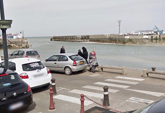 Quai Francois 1er au Tréport - illustration Quai Francois 1er au Tréport - illustration