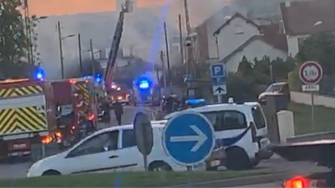 Les pompiers ont engagé de gros moyens - Photo @ Manon Les pompiers ont engagé de gros moyens - Photo @ Manon