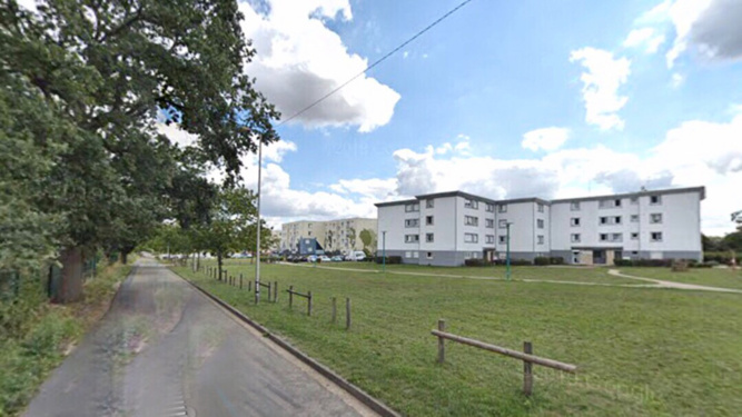 Le chemin de l’Allée où se sont déroulés les faits Le chemin de l’Allée où se sont déroulés les faits