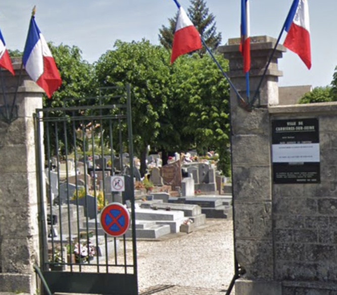 Les faits se sont déroulés dans le cimetière pendant un enterrement - illustration @ Google Maps
