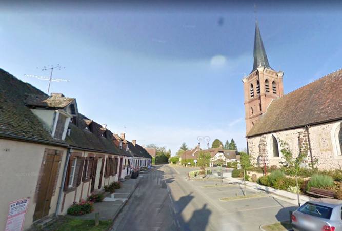 Le bourg des Barils à la frontière de l’Eure et de l’Orne est sous le choc - illustration @ Google Maps