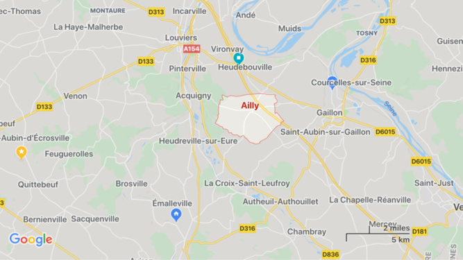 Choc frontal tracteur - voiture dans l’Eure : un blessé, héliporté en urgence absolue à Rouen 