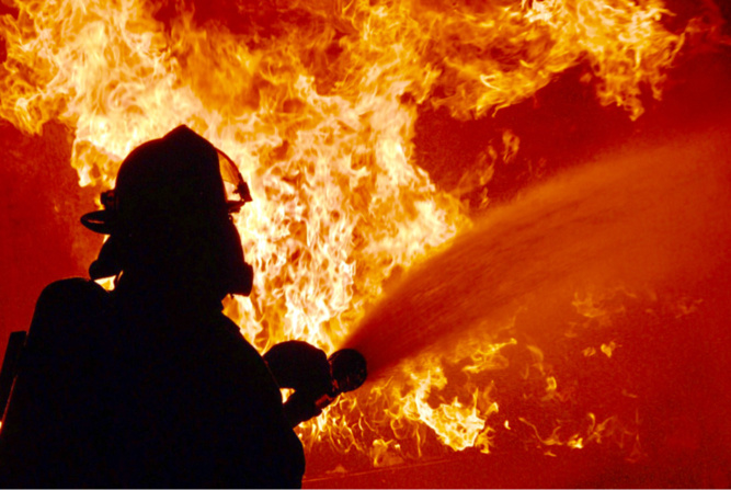 Les sapeurs-pompiers ont rapidement circonscrit le feu - Illustration @Pixabay