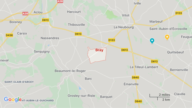 Eure : le pilote d’une moto tué dans une collision entre Le Neubourg et Beaumont-le-Roger