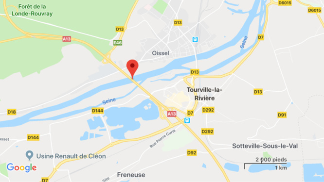 Seine-Maritime : Dragon76 mobilisé pour rechercher une personne dans la Seine à Tourville-la-Rivière Seine-Maritime : Dragon76 mobilisé pour rechercher une personne dans la Seine à Tourville-la-Rivière