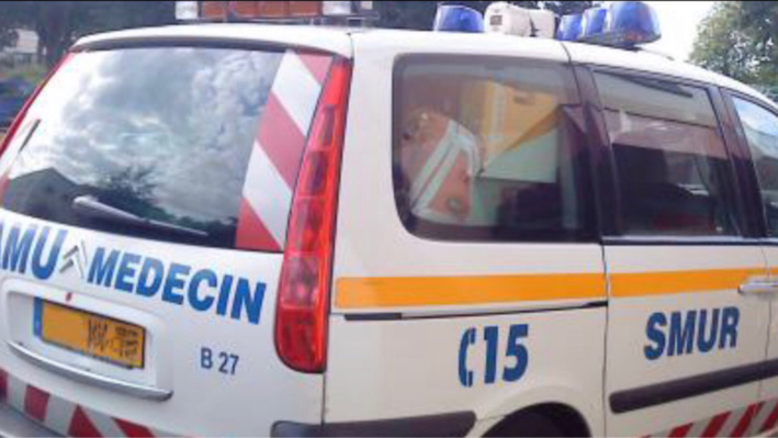 La victime a été transportée médicalisée au centre hospitalier Jacques-Monod
