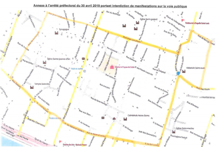 Manifestation de samedi à Rouen : 59 Gilets jaunes verbalisés, cinq autres interpellés Manifestation de samedi à Rouen : 59 Gilets jaunes verbalisés, cinq autres interpellés