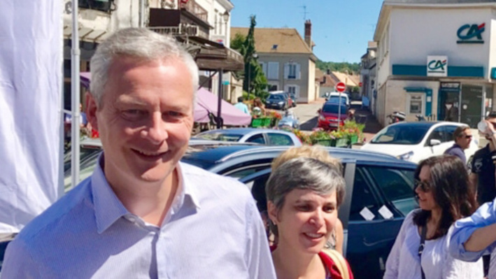 Bruno Le Maire lors d'une visite à Pacy-sur-Eure - Photo © infoNormandie Bruno Le Maire lors d'une visite à Pacy-sur-Eure - Photo © infoNormandie