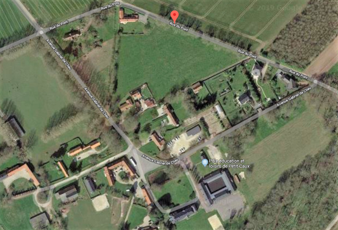 Les sapeurs-pompiers de Seine-Maritime au secours d'un veau tombé dans un trou à Derchigny Les sapeurs-pompiers de Seine-Maritime au secours d'un veau tombé dans un trou à Derchigny