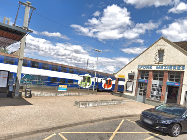 Les violences ont eu lieu à la gare d'Épône-Mézières - illustration