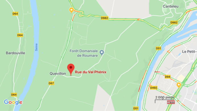 Une femme retrouvée morte près de sa voiture ce matin à Quevillon, en Seine-Maritime 
