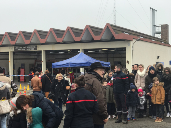 Beaucoup de monde ce matin pour cette journée « portes ouvertes » - photo @ InfoNormandie Beaucoup de monde ce matin pour cette journée « portes ouvertes » - photo @ InfoNormandie