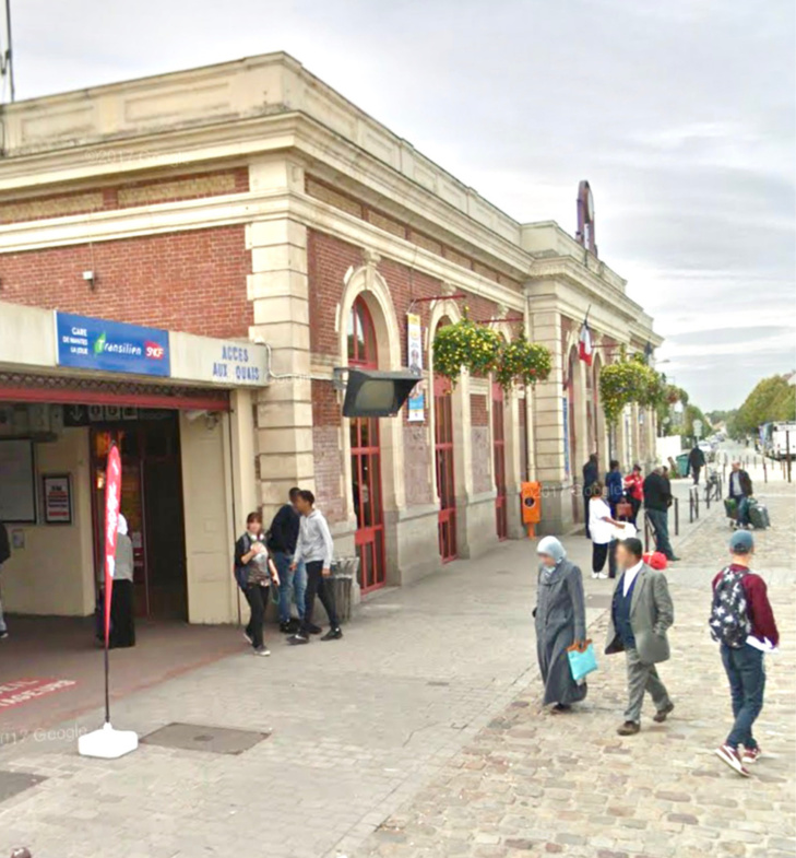 La gare de Mantes-la-Jolie - illustration La gare de Mantes-la-Jolie - illustration