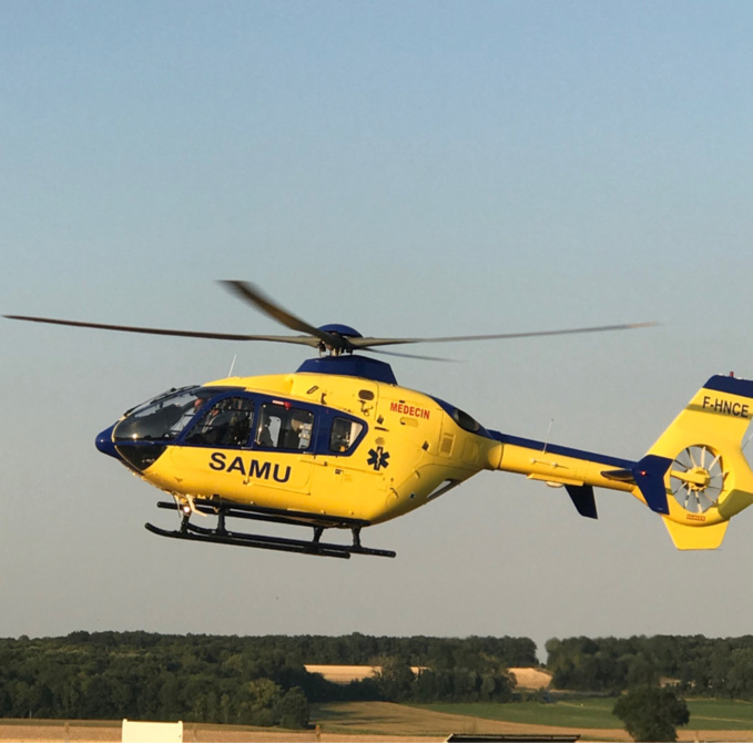 La victime a été transportée à l’hôpital par Viking 76 - illustration @ infoNormandie La victime a été transportée à l’hôpital par Viking 76 - illustration @ infoNormandie