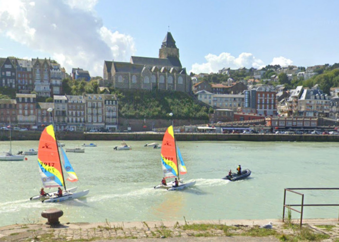 Le port du Tréport - illustration @ Google Maps Le port du Tréport - illustration @ Google Maps