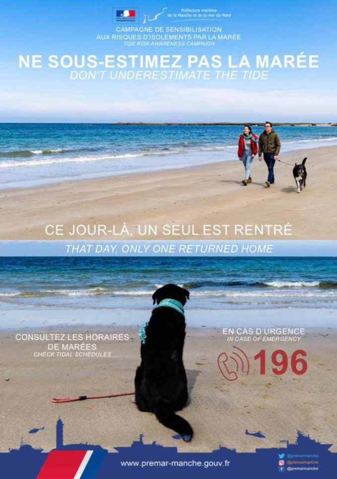 Seine-Maritime : deux promeneurs britanniques pris au piège de la marée au Trou à l'homme Seine-Maritime : deux promeneurs britanniques pris au piège de la marée au Trou à l'homme