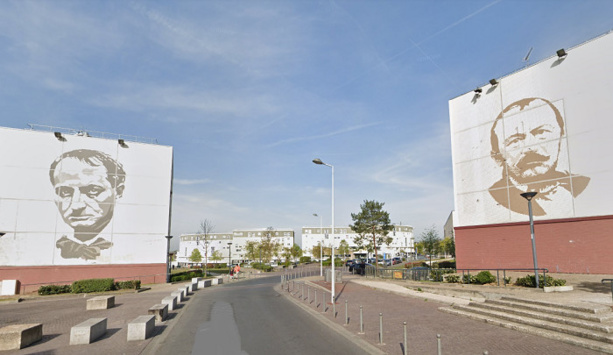 La cité de la Noé à Chanteloup-les-Vignes est régulièrement le théâtre de violences urbaines - Illustration @ Google Maps