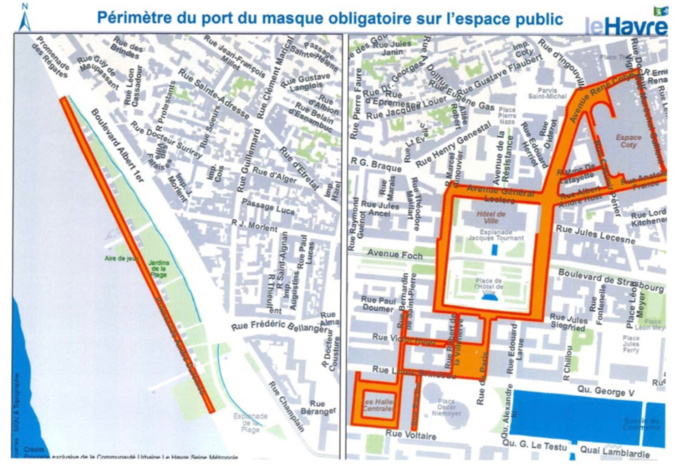 Les Havrais contraints aussi de porter le masque à partir de ce vendredi et jusqu'au 15 septembre Les Havrais contraints aussi de porter le masque à partir de ce vendredi et jusqu'au 15 septembre