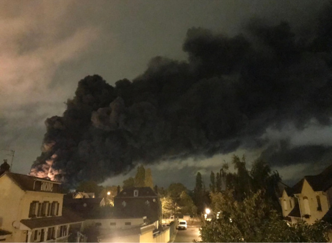 L'incendie dans l'usine Lubrizol il y a un an à Rouen a été vécue comme une véritable catastrophe - Photo © infoNormandie