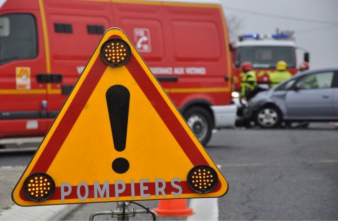 Une vingtaine de sapeurs-pompiers avec sept engins, deux équipes du SAMU du Havre et l'hélicoptère de la sécurité civile ont été mobilisés - Illustration