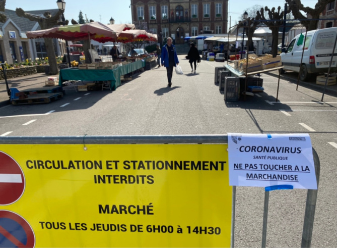 Les marchés sont autorisés à se tenir - Illustration © infoNormandie Les marchés sont autorisés à se tenir - Illustration © infoNormandie