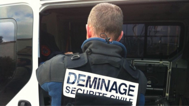 Les trois engins explosifs ont été pris en charge par les démineurs de la sécurité civile des Yvelines - Illustration