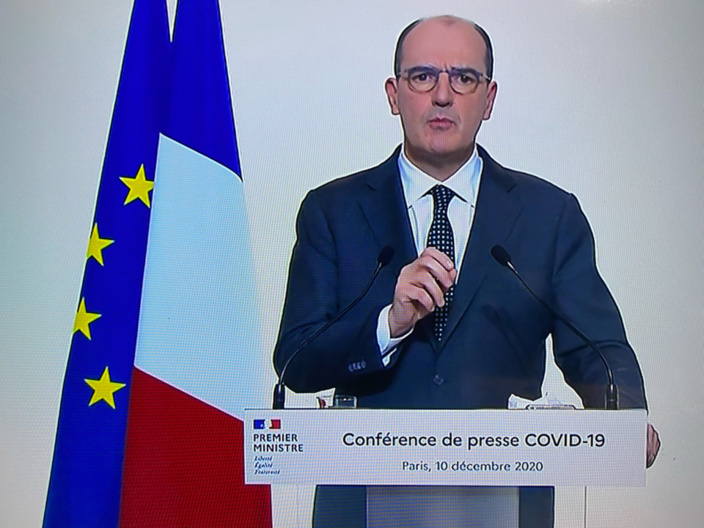 Jean Castex ce soir à la télévision - capture d’écran Jean Castex ce soir à la télévision - capture d’écran