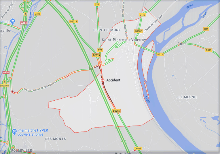 Eure : face-à-face mortel entre un semi-remorque et une voiture à Saint-Pierre-du-Vauvray 