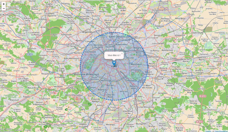 Cliquer sur le plan Cliquer sur le plan