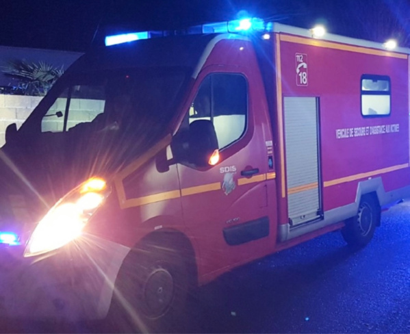 Le blessé a été transporté au CHU de Rouen par les sapeurs-pompiers de Fleury-Charleval - illustration