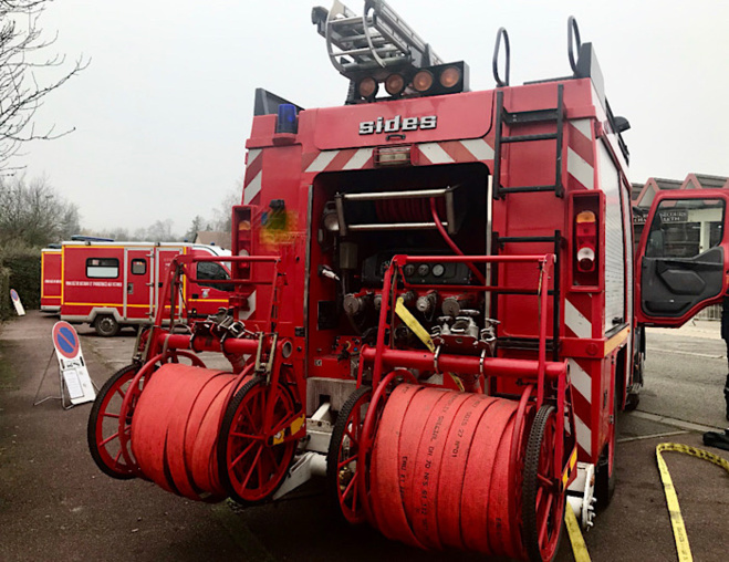 L’intervention a mobilisé vingt sapeurs-pompiers - illustration @ infoNormandie L’intervention a mobilisé vingt sapeurs-pompiers - illustration @ infoNormandie