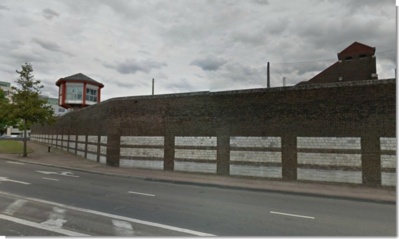 La maison d'arrêt de Rouen, située sur la rive gauche, abrite 700 détenus (Capture d'écran Google Maps)