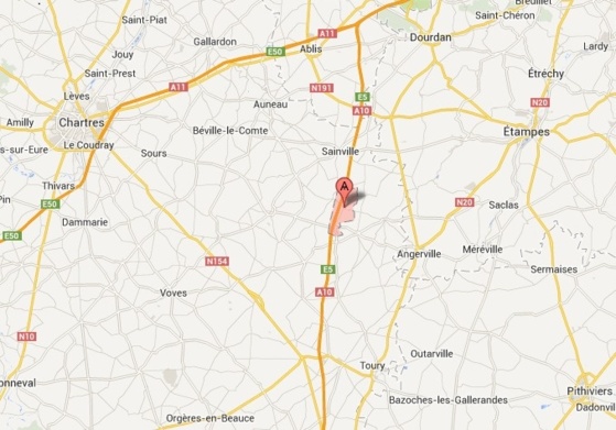 Deux personnes tuées dans un accident sur l'A 10 près d'Allainville (Eure-et-Loir)