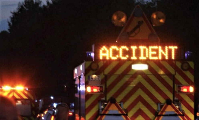 La route a été coupée le temps de l'intervention des secours - Illustration