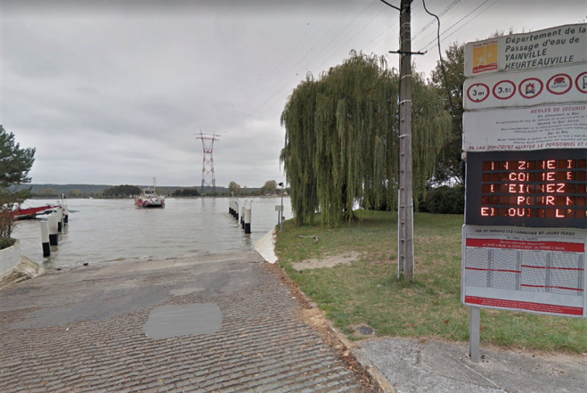 Une personne est tombée en Seine au nibveau du bac de Yainville - Illustration © Google Maps Une personne est tombée en Seine au nibveau du bac de Yainville - Illustration © Google Maps