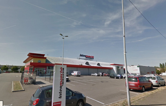 L'Intermarché est situé dans la ZAC Henri IV à Mantes-la-Jolie (@Google Maps)
