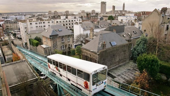 La remise en service du funiculaire est prévue en octobre  -- Photo © Laurent Bréard/Ville du Havre