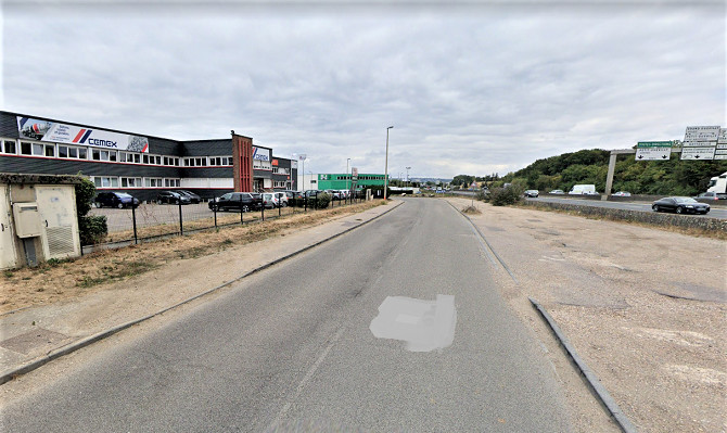 Le corps sans vie du chauffeur routier a été découvert sur ce parking, en bordure de l'avenue  du Général-Leclerc et de la Sud III - Illustration © Google Maps