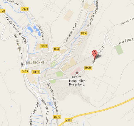 L'accident s'est produit dans l'agglomération de Lillebonne (@Google Maps)
