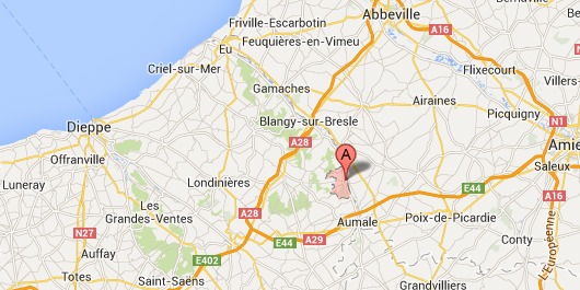 Le drame s''est déroulé  à Vieux-Rouen-sur-Bresle se situe dans le canton d'Aumale, au nord-est de la Seine-Maritime. Le TER arrivait d'Aumale où il avait fait un arrêt à 19h33.